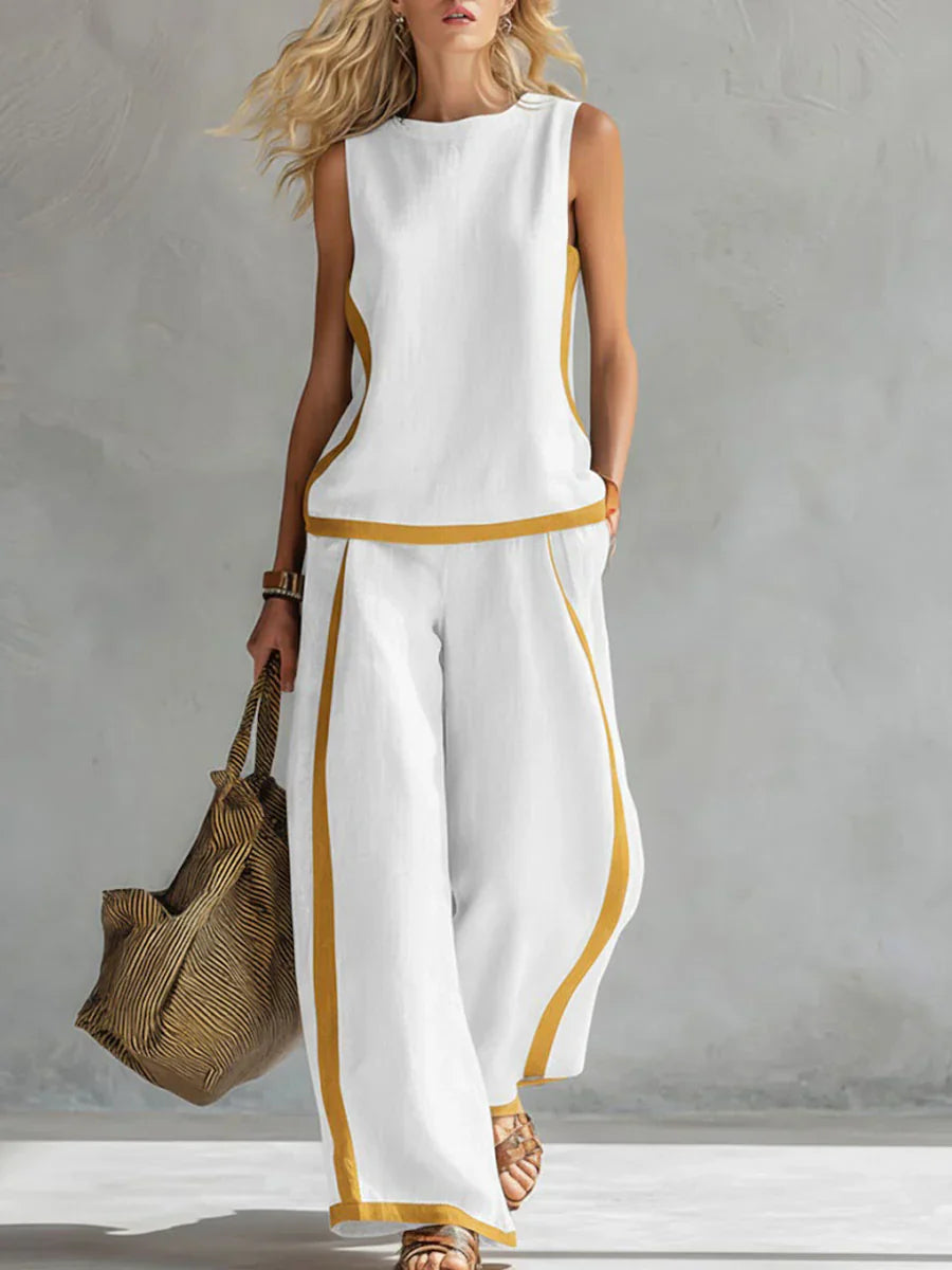 VALENTINA | Conjunto Casual Lino