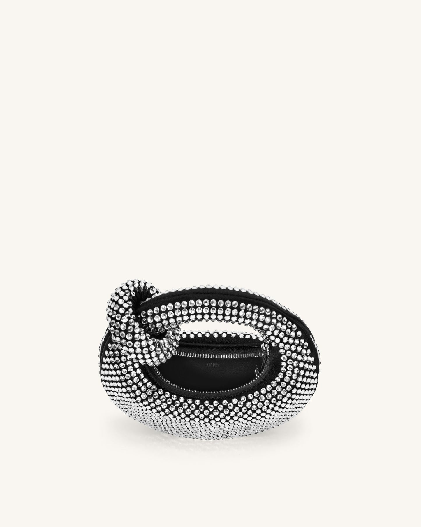 Abacus Borsa a Mano Mini Cristalli Artificiali - Nero