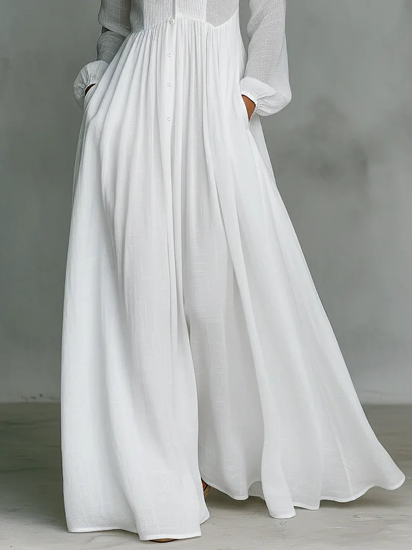 Elisa – Maxi algodón y lino