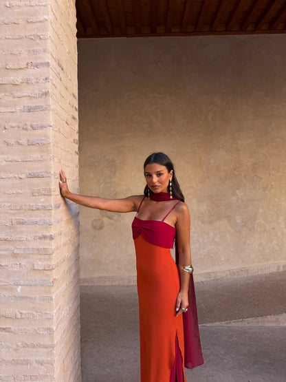 AZAHARA | Vestido Vintage con Espalda Descubierta