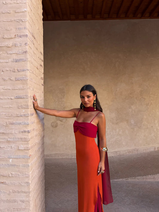 AZAHARA | Vestido Vintage con Espalda Descubierta