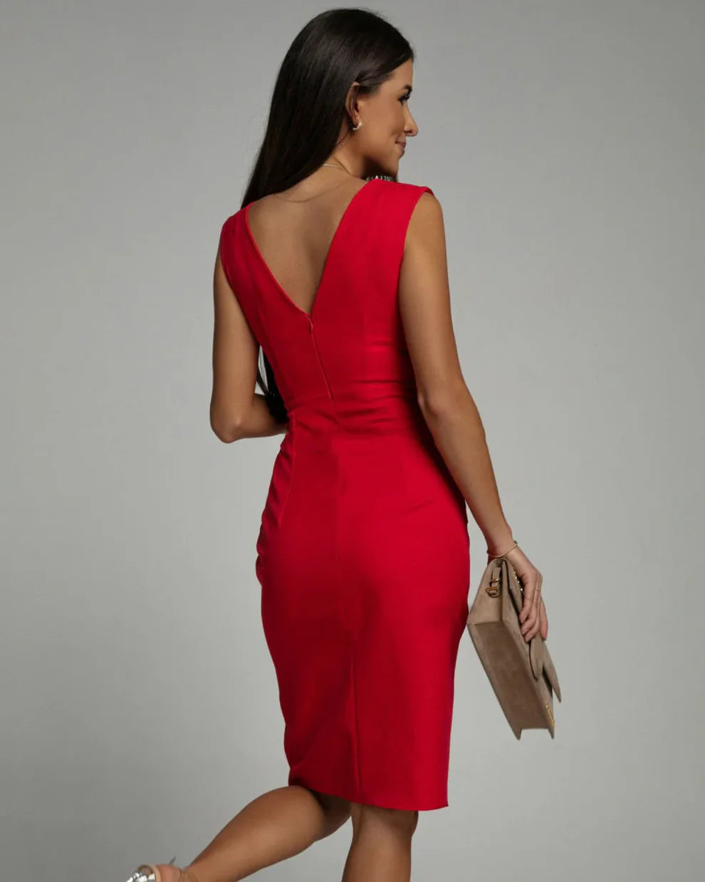 NOA | Vestido elegante con escote elegante y caída ligera