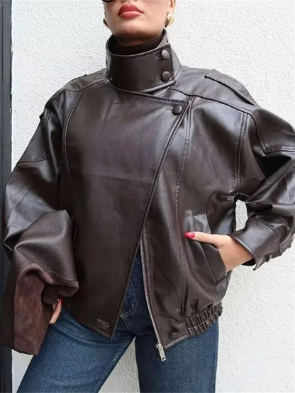 BLAIRE | Chaqueta biker oversize