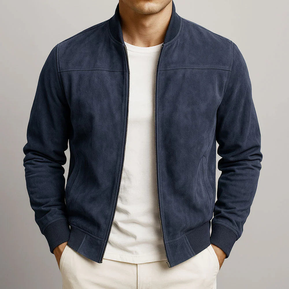 NORDLYN | Urban Suede Leather Jacket