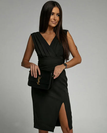 NOA | Vestido elegante con escote elegante y caída ligera