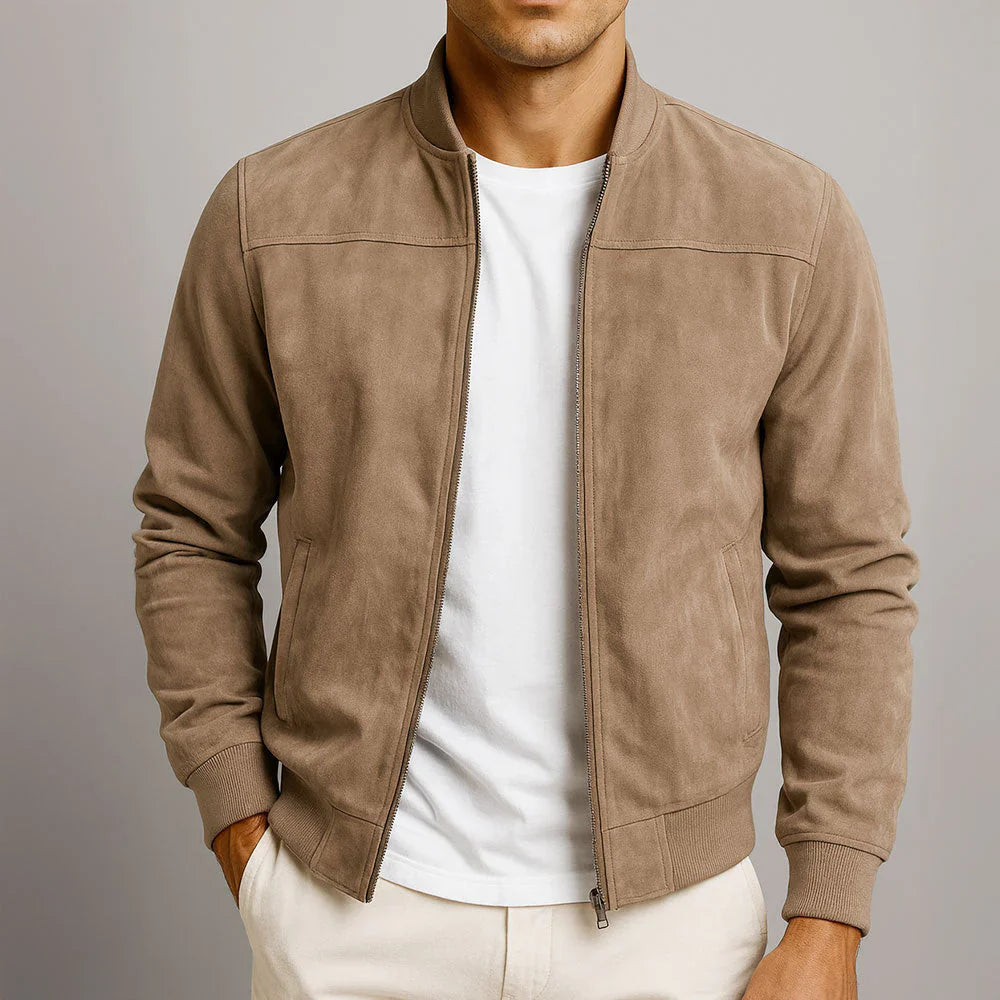 NORDLYN | Urban Suede Leather Jacket