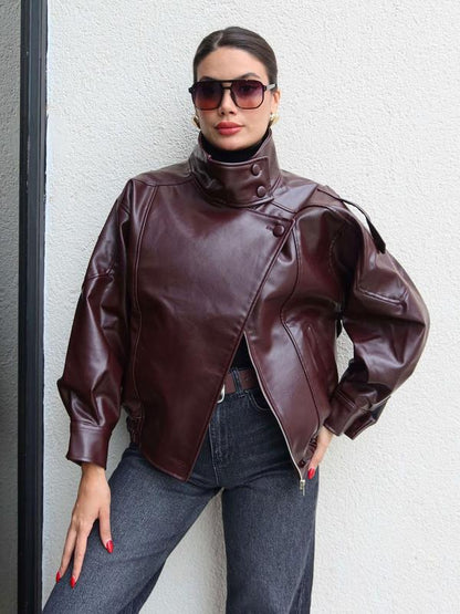 BLAIRE | Chaqueta biker oversize