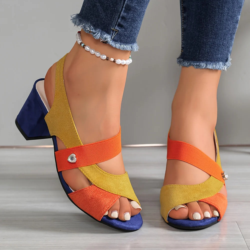 FASADI | Sandalias Elegantes de Verano con Tacón