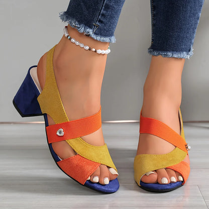 FASADI | Sandalias Elegantes de Verano con Tacón