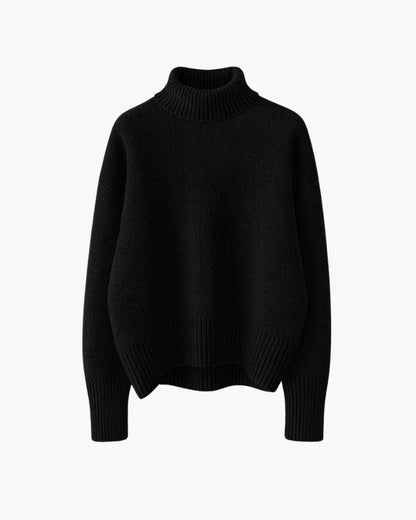 Suéter cuello alto suave