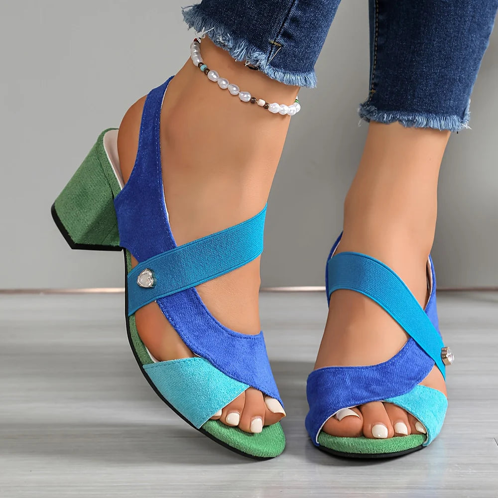 FASADI | Sandalias Elegantes de Verano con Tacón
