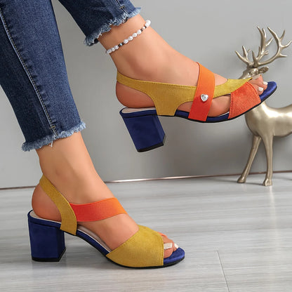 FASADI | Sandalias Elegantes de Verano con Tacón