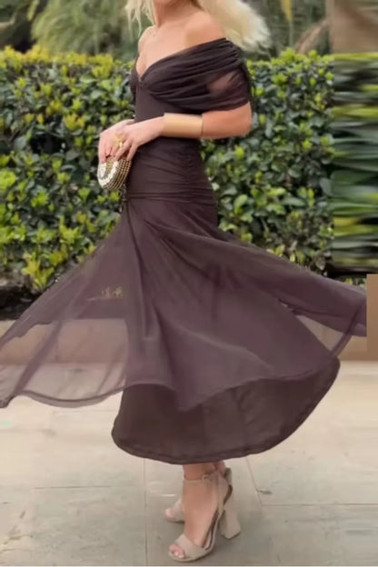 Louise | Vestido Elegante Maxi con Escote en V