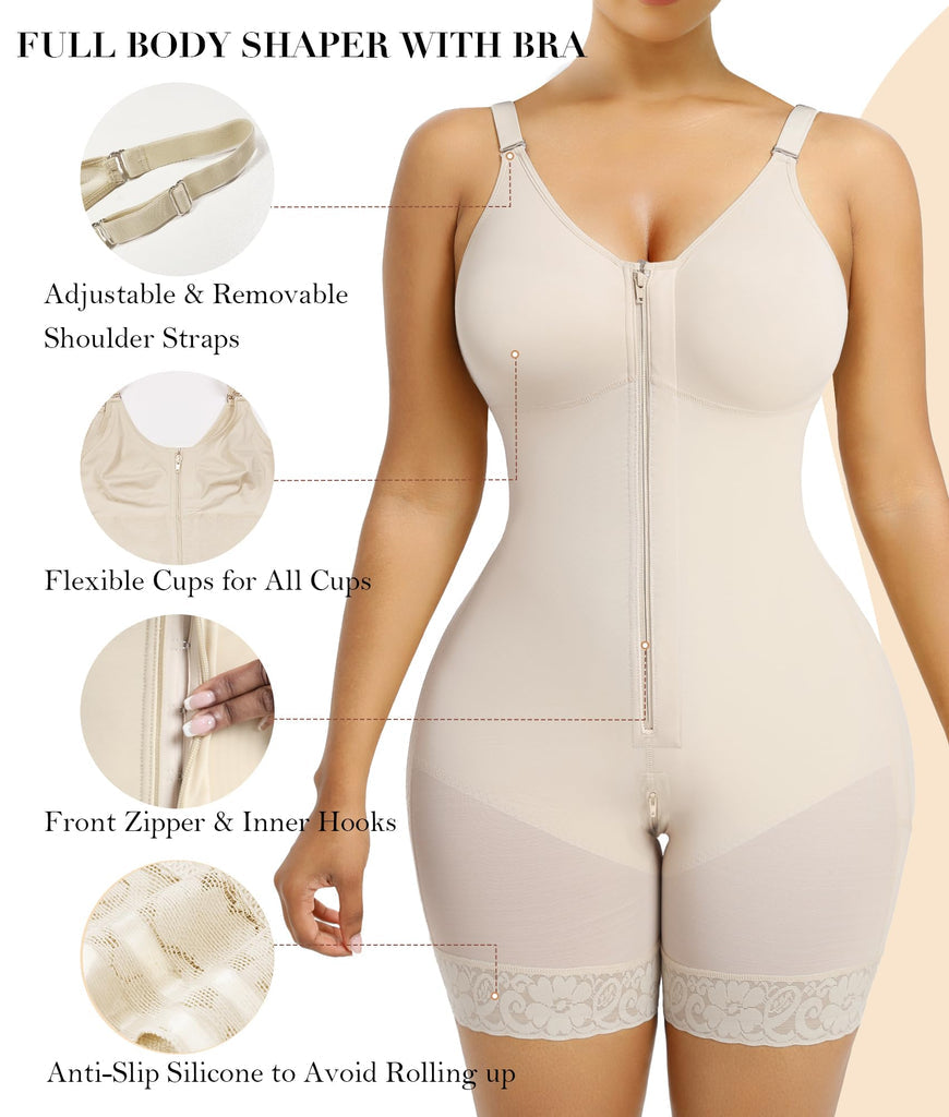 Waist Shaper & Butt Lifter with Zipper