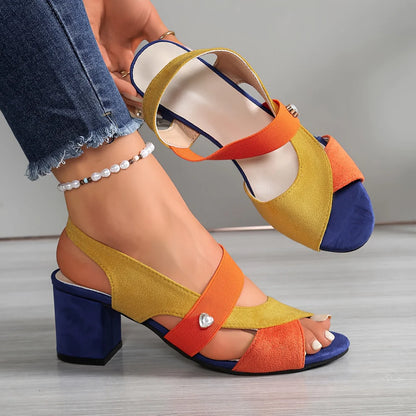 FASADI | Sandalias Elegantes de Verano con Tacón