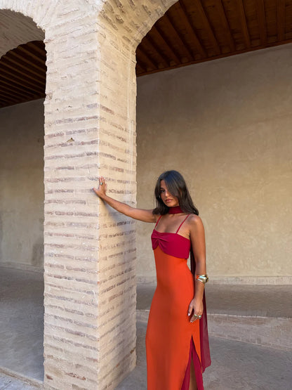 AZAHARA | Vestido Vintage con Espalda Descubierta