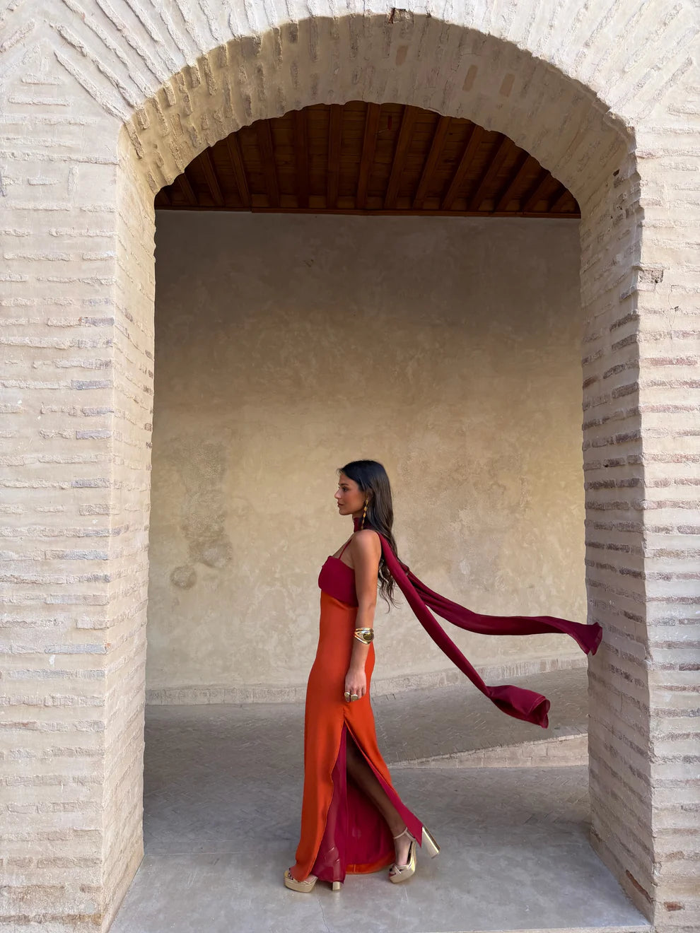 AZAHARA | Vestido Vintage con Espalda Descubierta