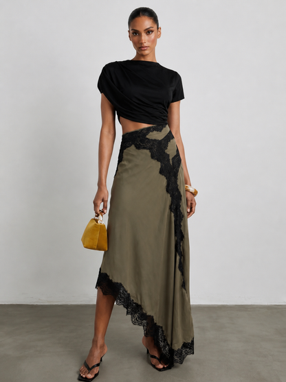 OLIVE | Conjunto Top y Falda de Encaje Edición Limitada