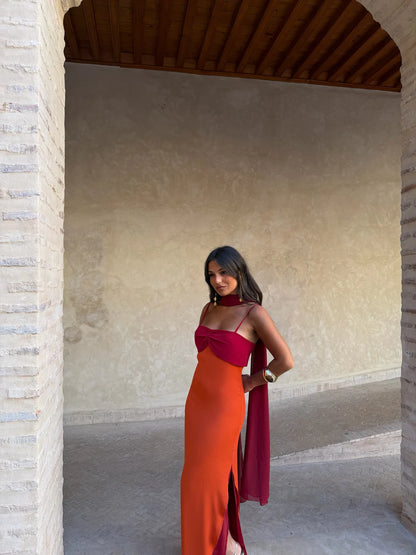 AZAHARA | Vestido Vintage con Espalda Descubierta