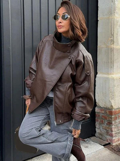 BLAIRE | Chaqueta biker oversize
