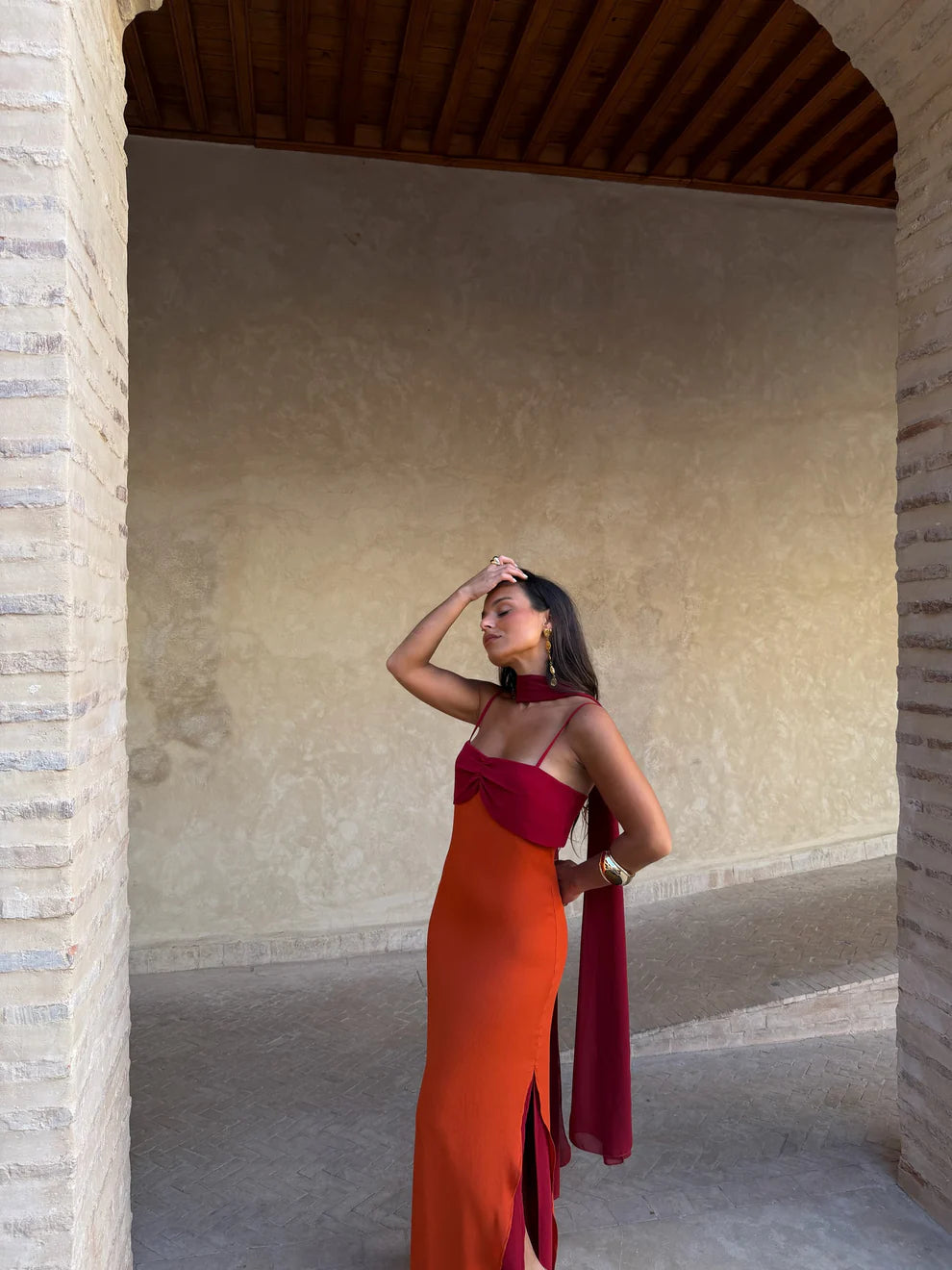AZAHARA | Vestido Vintage con Espalda Descubierta