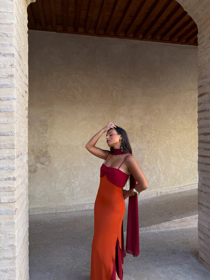 AZAHARA | Vestido Vintage con Espalda Descubierta