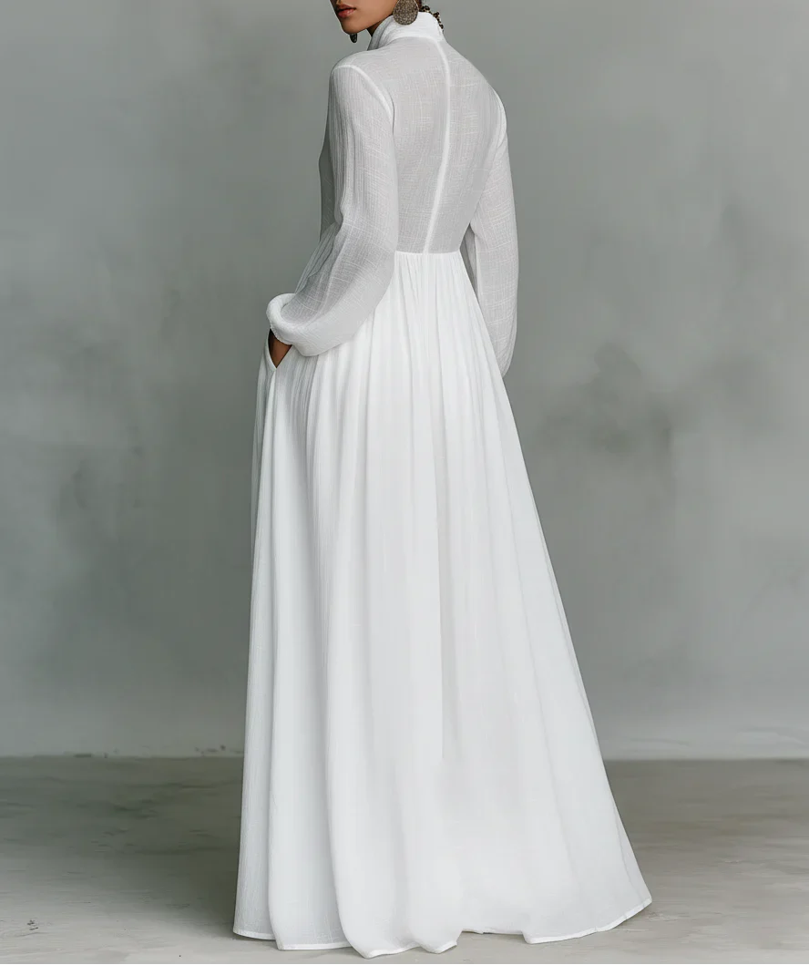 Elisa – Maxi algodón y lino