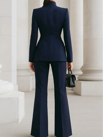 GIA | Conjunto blazer y pantalón palazzo