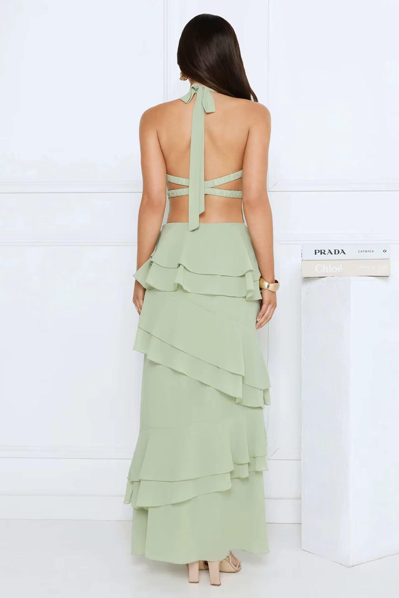 VENICE | Vestido Midi Veraniego con Cuello en V