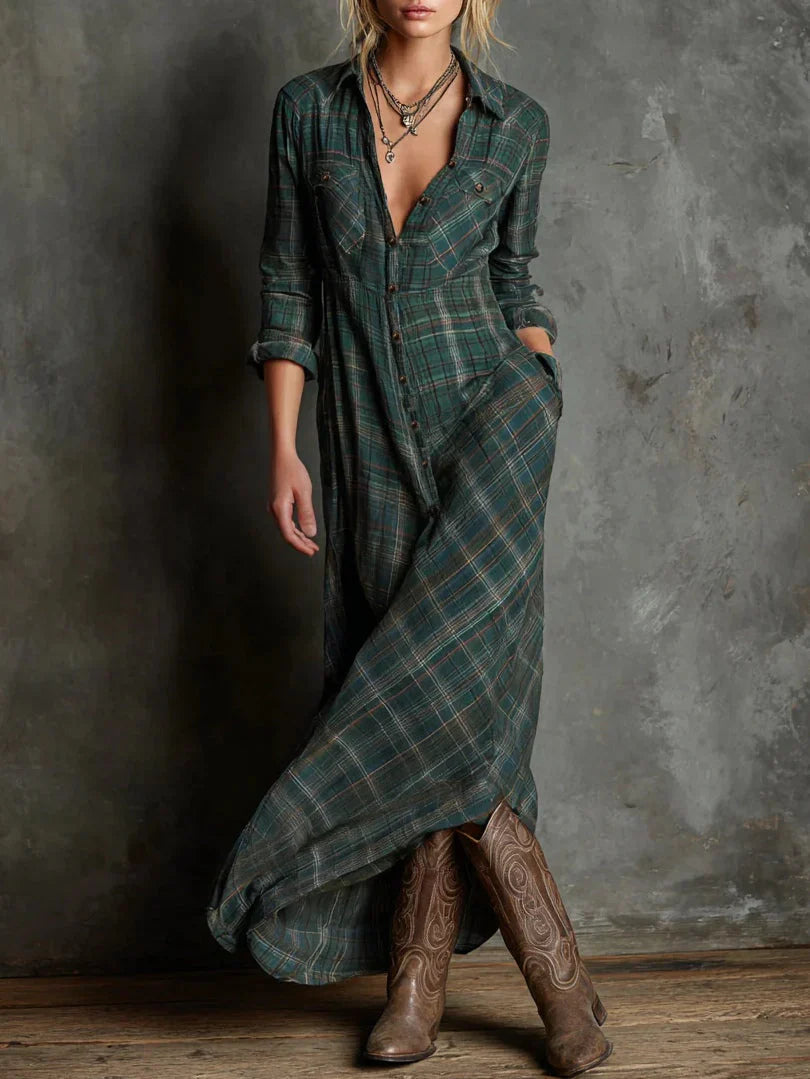 Valentina | Vestido largo estampado