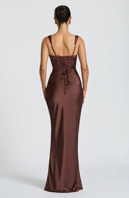 CALANTHE | Vestido largo de corte elegante