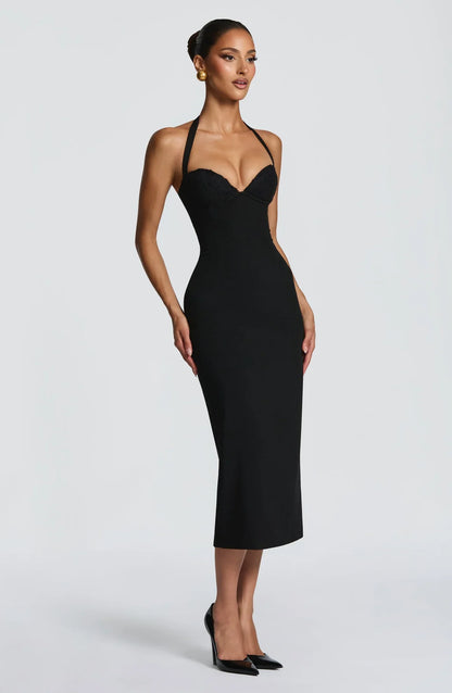 KALOA | Vestido midi de silueta definida