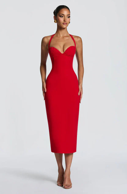 KALOA | Vestido midi de silueta definida