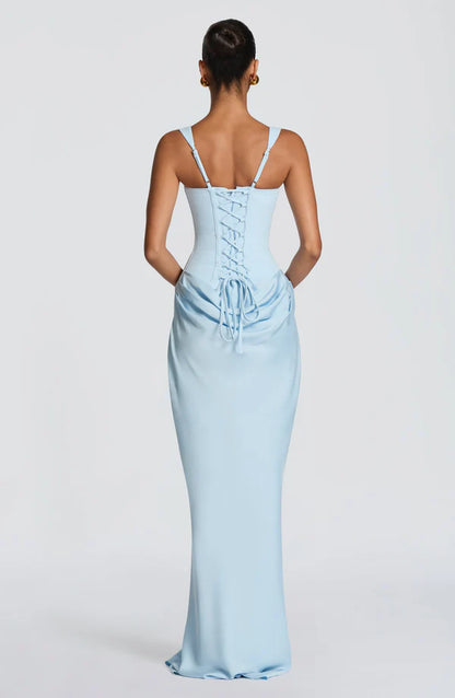 SALAZAR | Vestido Maxi Lacado