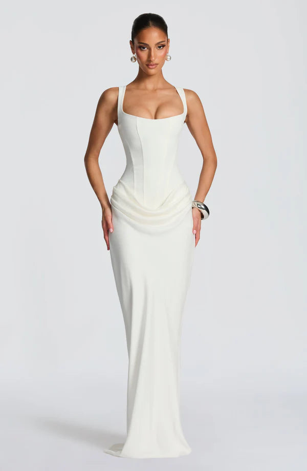 SALAZAR | Vestido Maxi Lacado