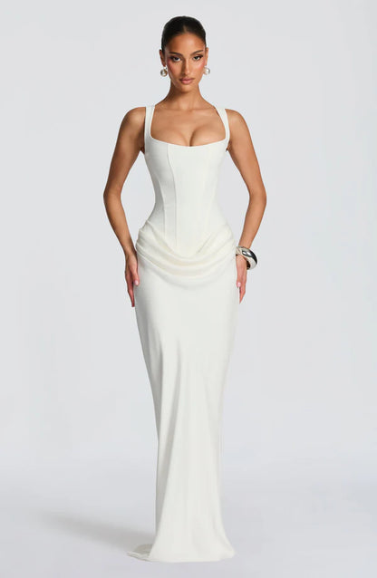 SALAZAR | Vestido Maxi Lacado