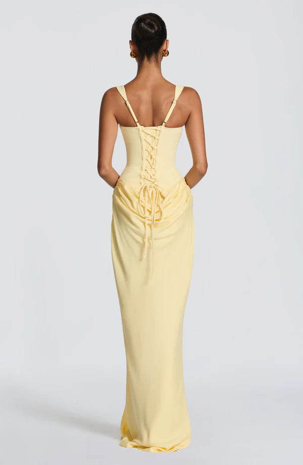 SALAZAR | Vestido Maxi Lacado