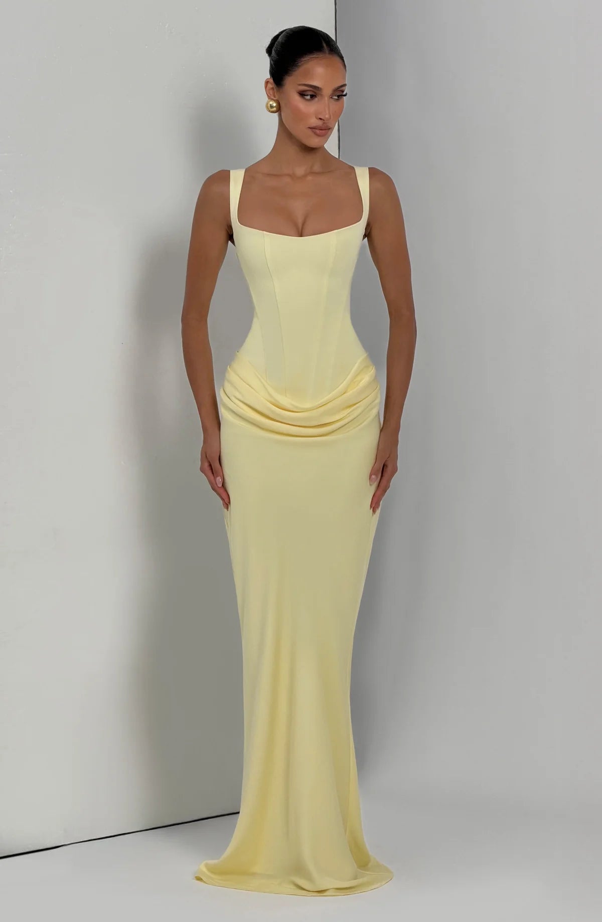 SALAZAR | Vestido Maxi Lacado
