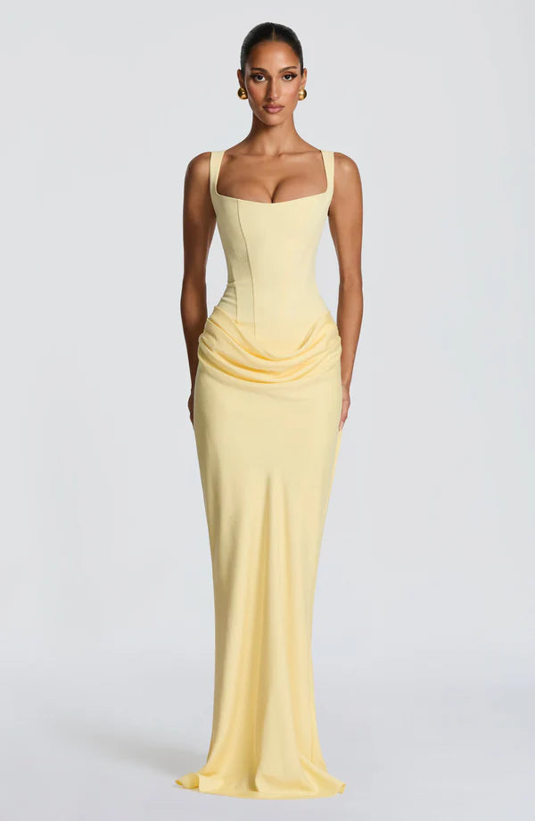 SALAZAR | Vestido Maxi Lacado