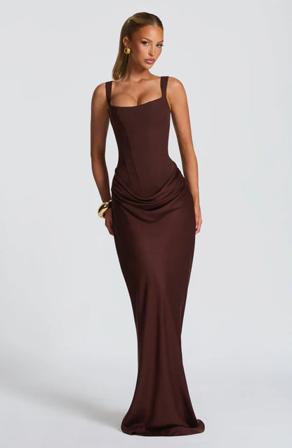 SALAZAR | Vestido Maxi Lacado