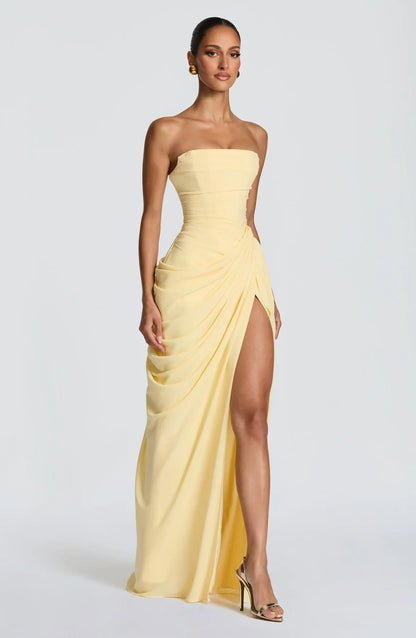 CIELO | Vestido largo lacado elegante