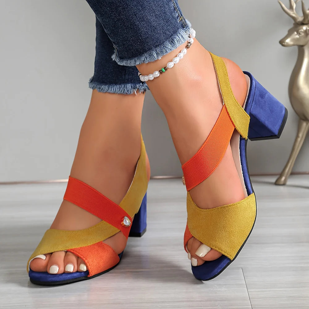 FASADI | Sandalias Elegantes de Verano con Tacón