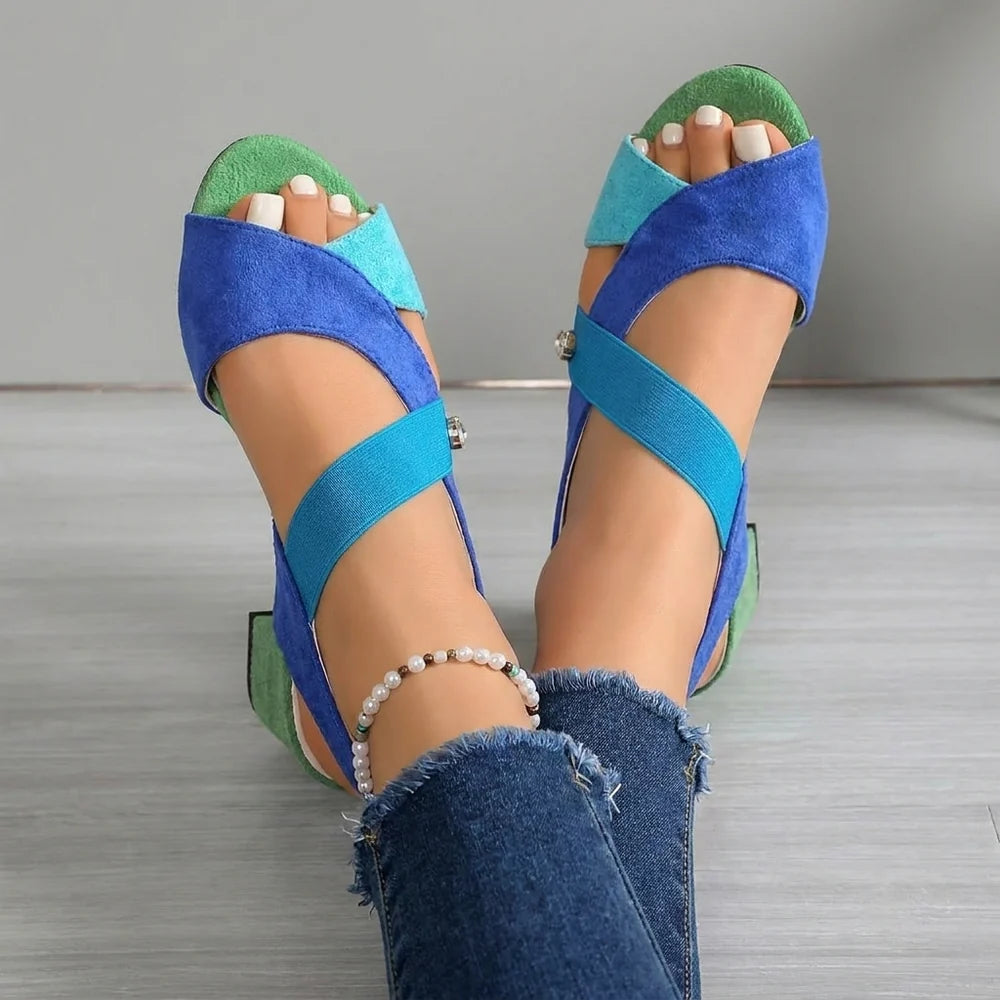 FASADI | Sandalias Elegantes de Verano con Tacón
