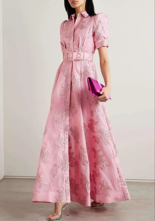 Anabella – vestido elegante con mangas cortas abullonadas
