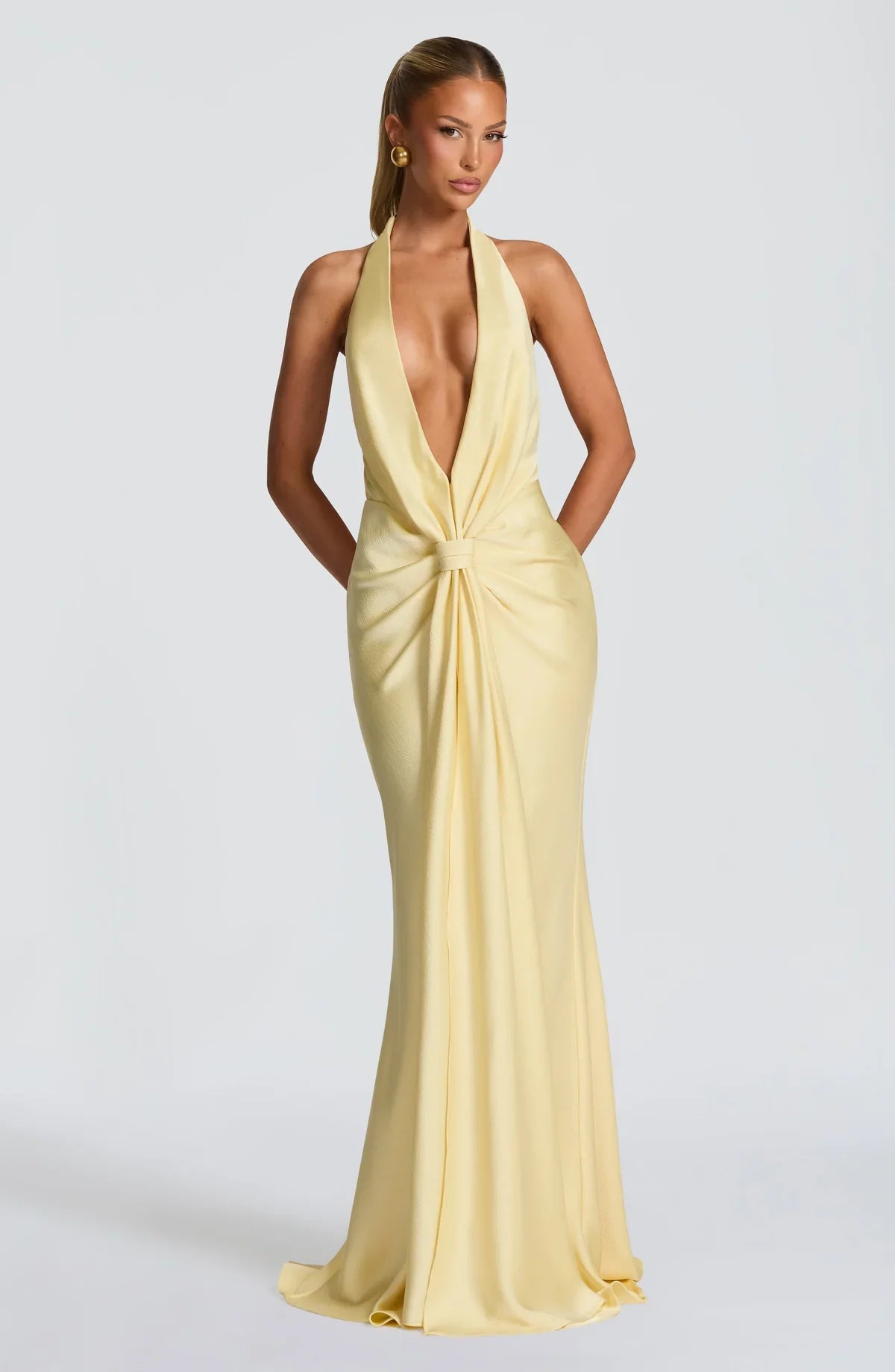 AZAHARA | Vestido largo corte premium