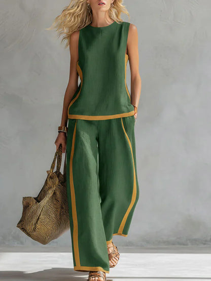VALENTINA | Conjunto Casual Lino