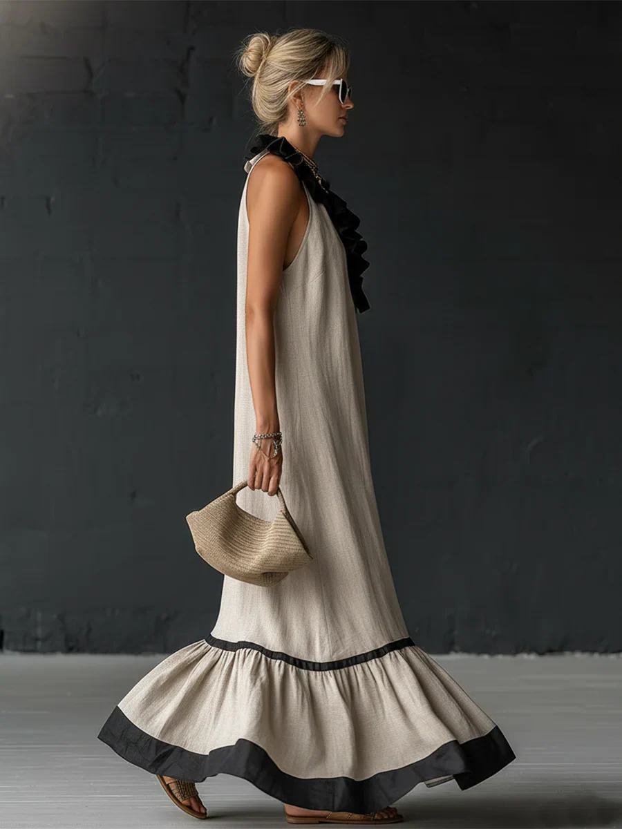 ÉLIDE | Vestido largo holgado