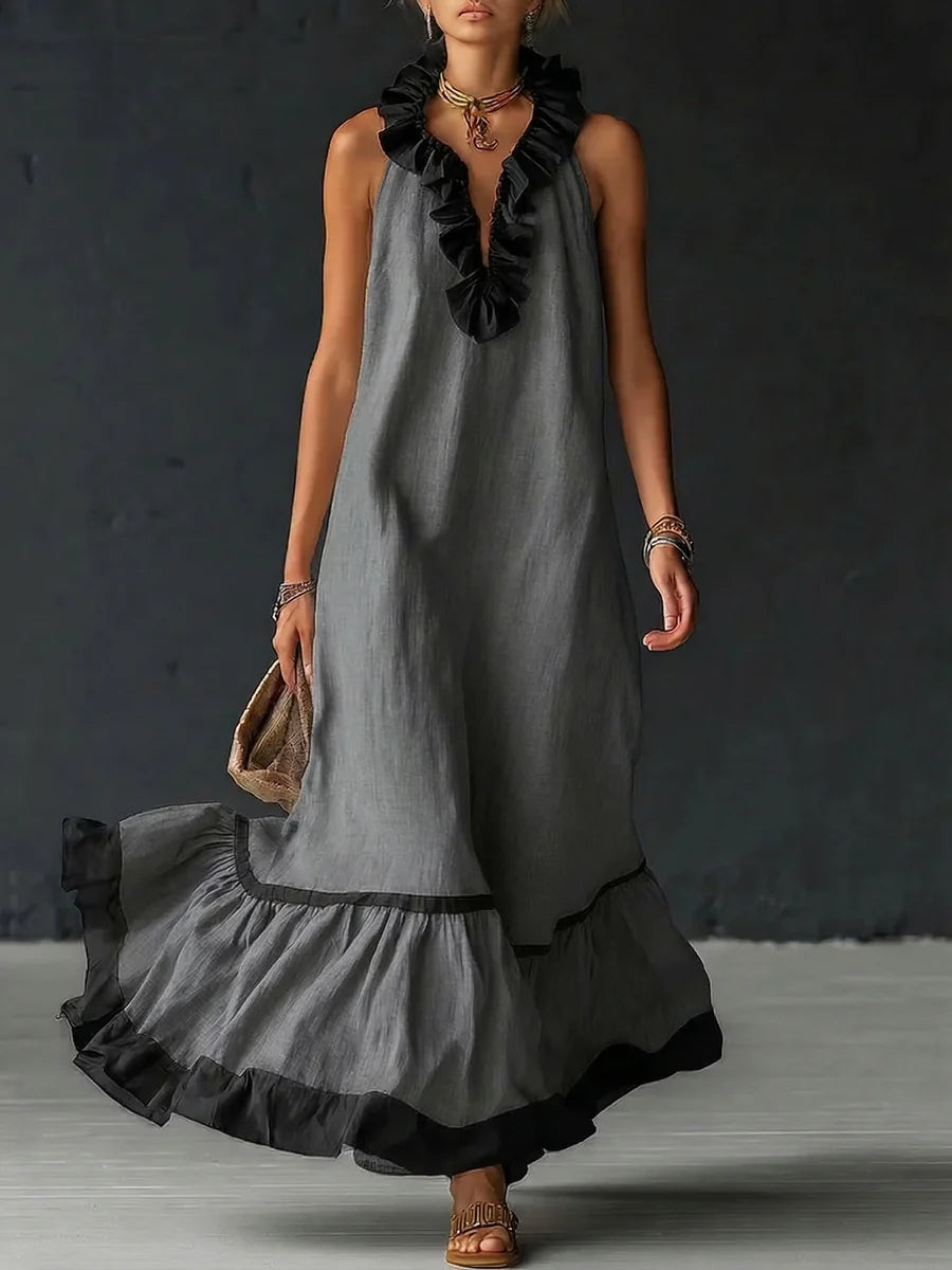 ÉLIDE | Vestido largo holgado