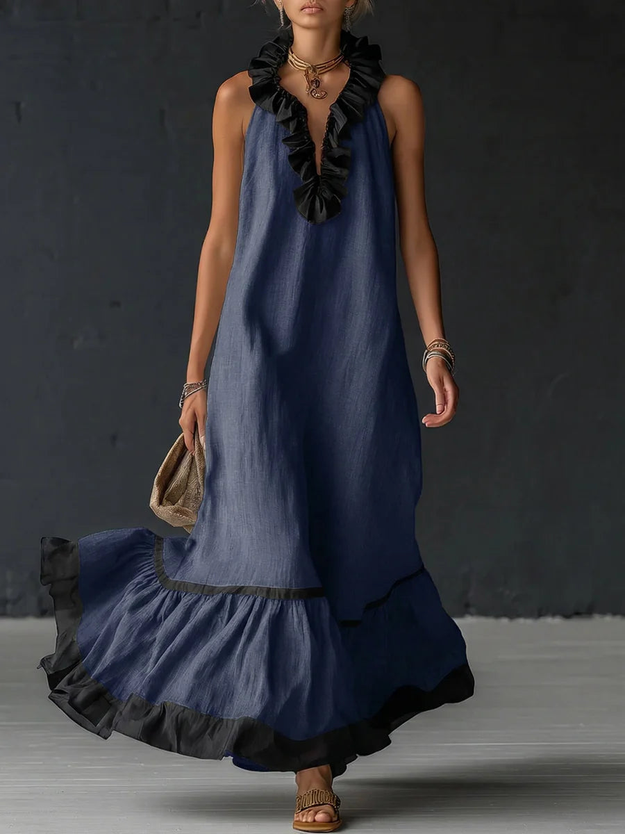 ÉLIDE | Vestido largo holgado