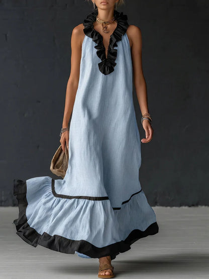 ÉLIDE | Vestido largo holgado